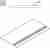 Ступень закруглённая левая Italon Materia Magnesio Gradino Round Grip Sx 620040000066 60х30