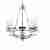Подвесная люстра Lumina Deco Santini LDP 1220-4 CHR+WT Подвесная люстра Lumina Deco Santini LDP 1220-4 CHR+WT