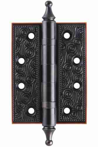 Комплект 10 шт. - Петля дверная универсальная латунная Armadillo Castillo CL 500-A4 102x76x3,5 ABL-18 темная медь