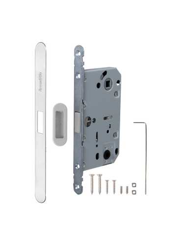 Замок дверной магнитный Armadillo (Армадилло) WC с ответной планкой GRAVITY.PRO G01.196.50.96 CP хром