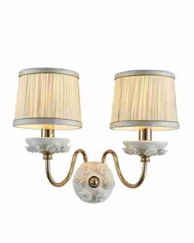 Бра Lumien Hall Эрин 1030/2W-GD-WT