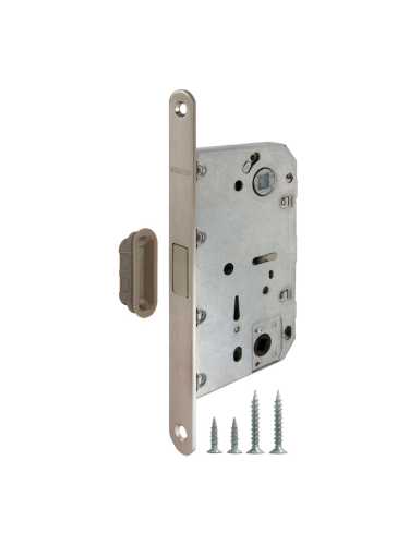 Ручка дверная Armadillo (Армадилло) межкомнатная K.USQ52.SCREEN (SCREEN USQ8) SN/CP-3 матовый никель/хром  Набор 8