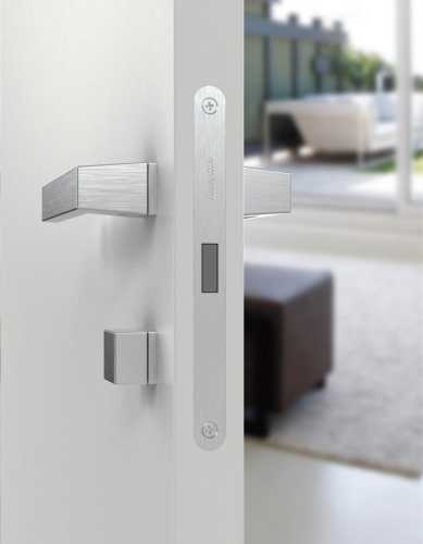 Комплект: Ручки Armadillo K.ART30.CLARITY MWSC-33+Завертка+Бесшумн замок Fuaro/итальянский тисненый