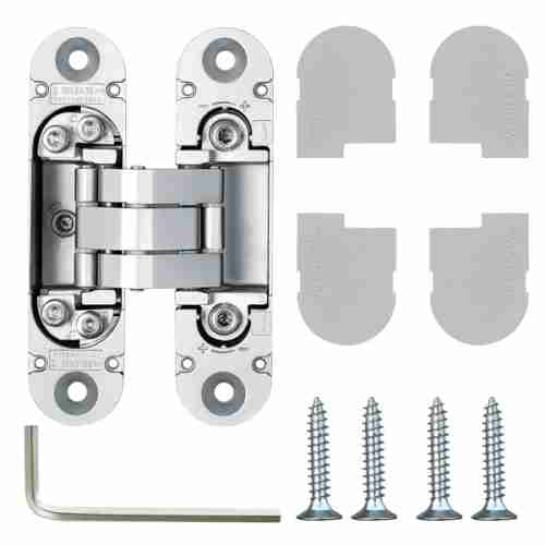 Комплект 8 шт. - Петля Armadillo (Армадилло) скрытой установки с 3D-регулировкой 9540UN3D SC Мат хром