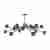 Подвесная люстра Loft IT Orion Smoky 10021/18 Подвесная люстра Loft IT Orion Smoky 10021/18