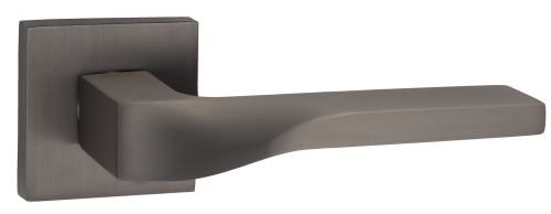 Ручки дверные RENZ INDH 98-03 MBN Эннио матовый черный никель