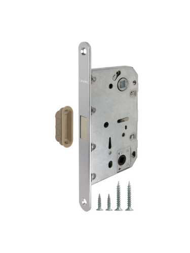 Ручка дверная Armadillo (Армадилло) межкомнатная R.LD54.Columba (Columba LD80) CP-8 хром  Набор 6