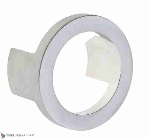 Ручка кнопка модерн COLOMBO DESIGN F517/3-CM матовый хром