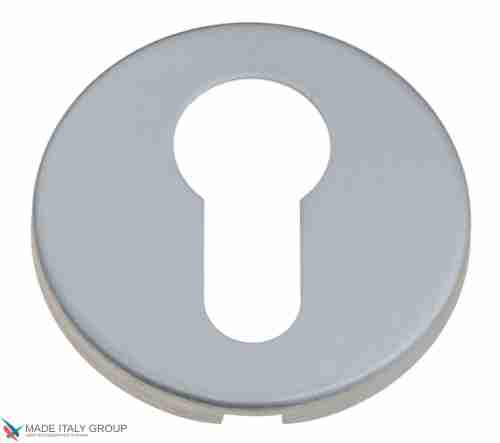 Накладка дверная под цилиндр Venezia CYL-1 FSR матовый хром (2 шт.)