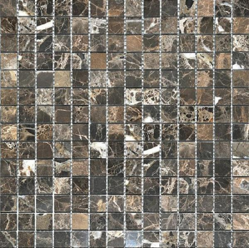 Мозаика Colori Viva Natural Stone CV20091 Mos.Polished Dark Emperador 20x20 30,5х30,5