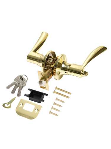 Ручка Punto (Пунто) защелка DK610/BL PB-ET (кл./фик.) золото