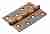 Петля дверная универсальная стальная с 4-мя подшипниками Rucetti RS 100X70X2.5-4BB AC
