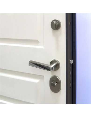 Комплект: Ручки Armadillo R.URB52.CUBE SN/CP-3 + Завертка BK6.R.URB52 SN-3 матовый никель