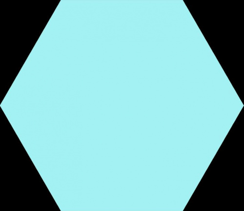 Керамогранит Codicer Basic HEX.25 Aqua напольная 25х22