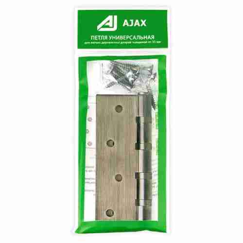 Комплект 8 шт. - Петля дверная стальная универсальная AJAX 4B/P 100x70x2 AB (бронза) пакет