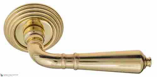 Дверная ручка Venezia "VIGNOLE" D8 полированная латунь