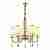Подвесная люстра Lumina Deco Fabione LDP 1200-6 F.GD