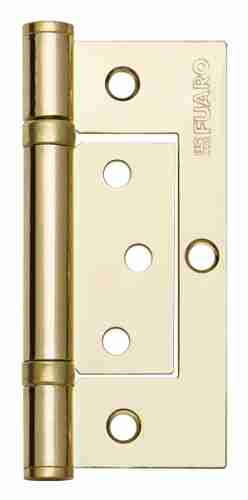 Комплект 2 шт. - Петля универсальная без врезки Fuaro 300-2BB 100x2,5 PB латунь