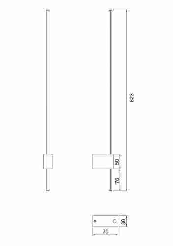 Бра Maytoni Technical Pars C070WL-L6GB3K