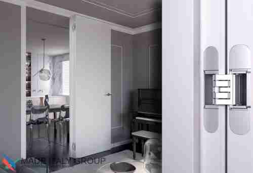 Kubica HYBRID 6360 45 NR петля скрытая универсальная асимметричная, цвет ЧЕРНЫЙ (60 kg)