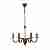 Люстра подвесная Arti Lampadari Pontone E 1.1.6 RED