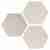 Керамогранит WOW Hexa Six White 14x16
