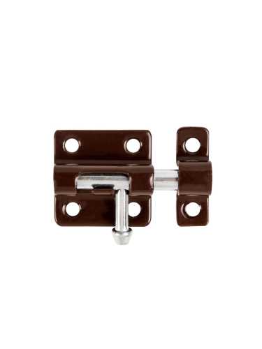 Шпингалет Ajax (Аякс) мебельный металлический SPD40х30 BR коричневый