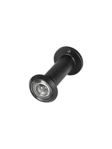 Глазок Fuaro (Фуаро) дверной, оптика пластик DV 3/90-50/Z BL-24 черный (B2B)
