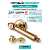 Ручка дверная межкомнатная Armadillo R.CL55.Matador GOLD-24 золото 24К с Заверткой BK6.R.CL55 GOLD-24