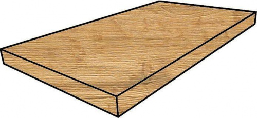 Керамогранит Italon Natural Life Wood Ванилла угл левая натур. рет. ступень 33х90
