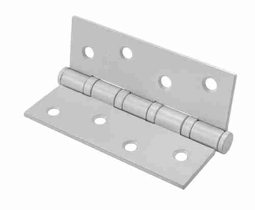 Петля стальная RENZ IN100-4BB FH Grey 100*75*2,5, 4 подшипника, б/колп., серый (RAL 7047)