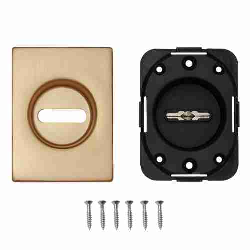 Накладка на сувальдный замок ESC.S-auto.RL/U/K.477 SSG-39 сатинированное золото