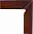 Плитка клинкерная цоколь правый Paradyz Cloud Brown Duro 2-х элем 30х8,1