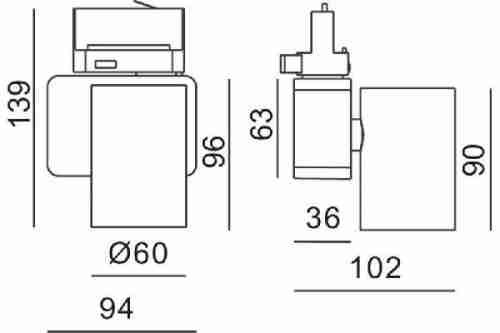 Трековый светильник Deko-Light Nihal Mini 707039
