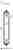 Дверная ручка Venezia "PELLESTRINA" WC-2 на планке PL96 античная бронза