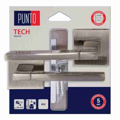 Ручка раздельная LM/A K.QS52.TECH/HD ABG-6 бронза