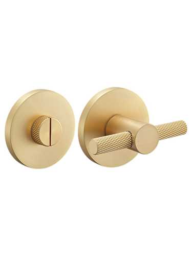 Комплект дверных ручек Morelli MH-57-R6T MSG B1698:B1709кой MH-WC-R6T MSG, цвет матовое золото