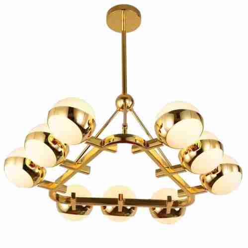Подвесная люстра Lumina Deco Optimus LDP 6038-9 GD
