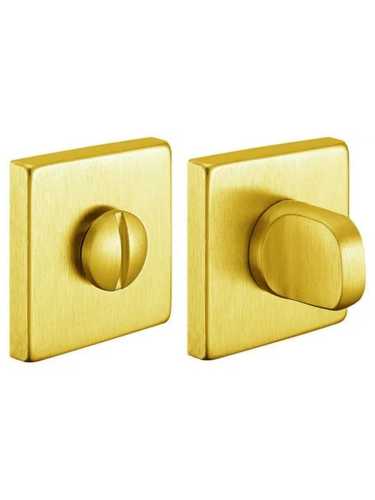 Завертка сантехническая Morelli Luxury LUX-WC-S5 OSA на квадратном основании цвет матовое золото