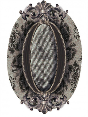 Плитка керамическая Rocersa Habitat Ins. Silver вставка 10х14