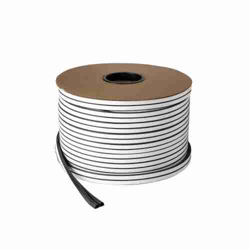 Уплотнитель Fuaro (Фуаро) самоклеящийся ADH/D-14,2x12,7mm (127), BLACK черный 120 m