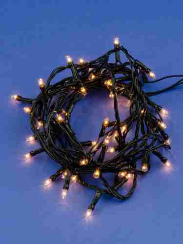 Светодиодная гирлянда Uniel 220V теплый белый UDL-S0500-050/DGA Warm White IP20 Mini UL-00007189