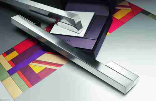 Ручка скоба модерн COLOMBO DESIGN F126GB-CM хром / матовый хром 256 мм