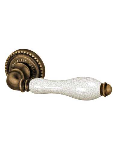 Ручка дверная Armadillo (Армадилло) межкомнатная R.CL55.Silvia (Silvia CL1) OB/CRP-213 античная бронза/кракелюр  Набор 9