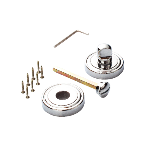 Завертка к ручкам RENZ INBK 16 CP хром блестящий