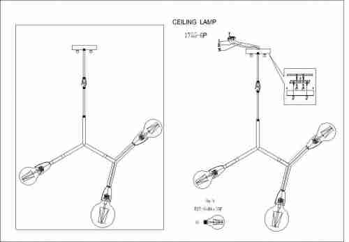 Подвесная люстра Favourite Electron 1755-6P