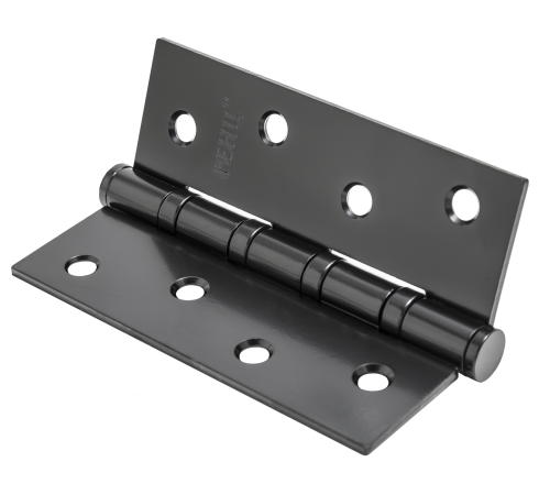 Петля стальная RENZ IN100-4BB FH B 100*75*2,5, 4 подшипника, б/колп., черный