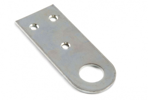 Проушины ушко прямое СКОБИС 28х77 (105х40х3) цинк белый