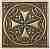 Вставка Moneli Decor Barro-co Art Taco Malta Bronce 5х5
