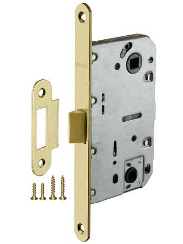 Ручка дверная Fuaro (Фуаро) межкомнатная K.DM51.Straight (Straight DM) SSG-39 сатинированное золото  Набор 9